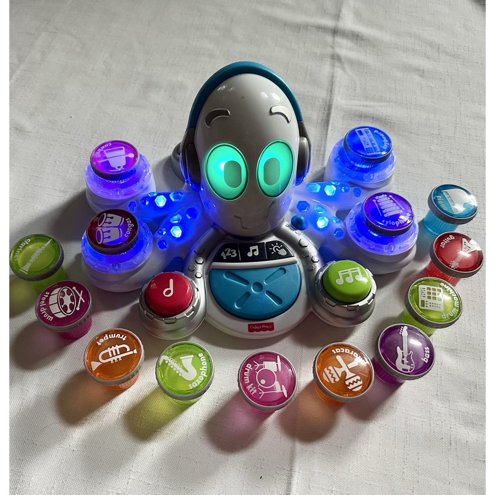 Fisher-Price Think & Learn Rocktopus Educational Toy EUC 14 musical instruments